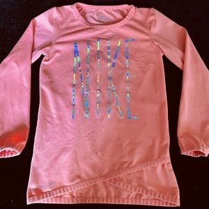 (#55) Nike Girls Dri-Fit Crossover Long Sleeve Tunic Top Pullover Size 2-3 Years